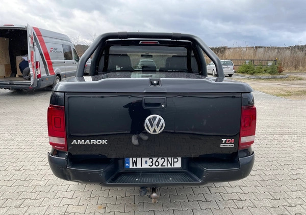 Volkswagen Amarok cena 84500 przebieg: 260000, rok produkcji 2015 z Warszawa małe 79